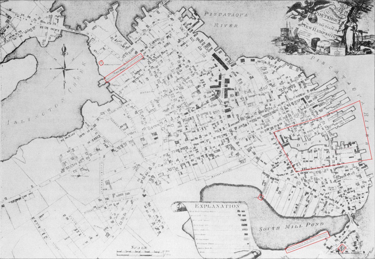 Map of Portsmouth 1813
