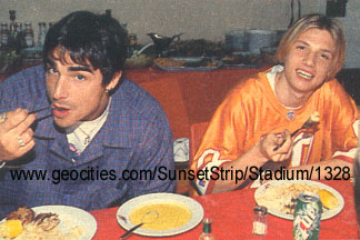 taste good nick? kev looks like he's enjoying it