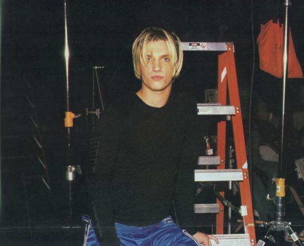 On set of 'I'll Never Break Your Heart' Version 2