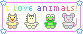 I love animals!