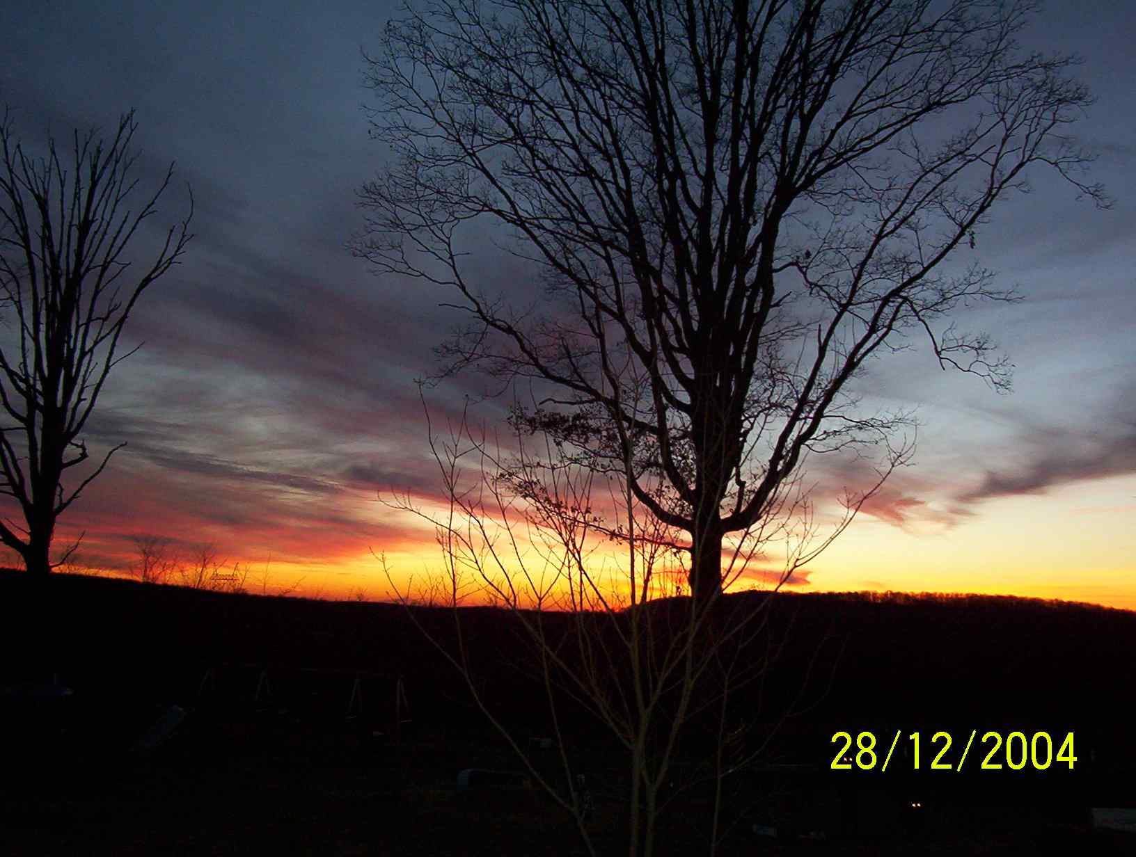 sit on the porch and watch the colors change