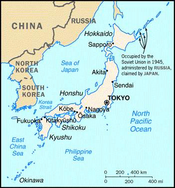 Map of Japan