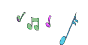 Animated Music Notes