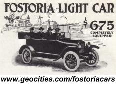 Fostoria, Ohio built cars, history & other automobilia images.