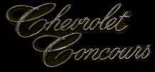 Chevrolet Concours emblem