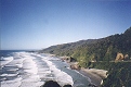 Irimahuwhero Point halfway between Westport and Greymouth