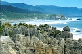 Pancake Rocks and blowholes at Punakaiki between Westport and Greymouth