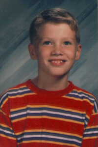 Sean in 4th grade