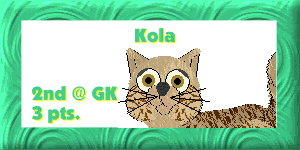Kola placed 2nd!