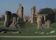 The Abbey and Arthur's grave