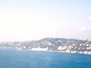 Asian shore of Bosphorus