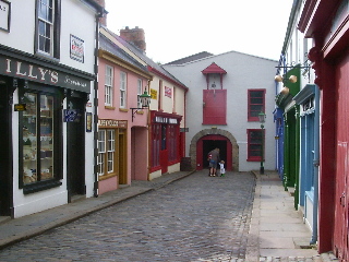 The Ulster town street