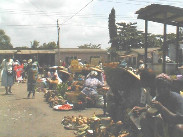 Market scene, Accra 