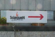 Car park direction sign