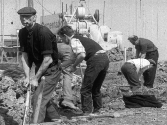 Road maintenance, 1930's