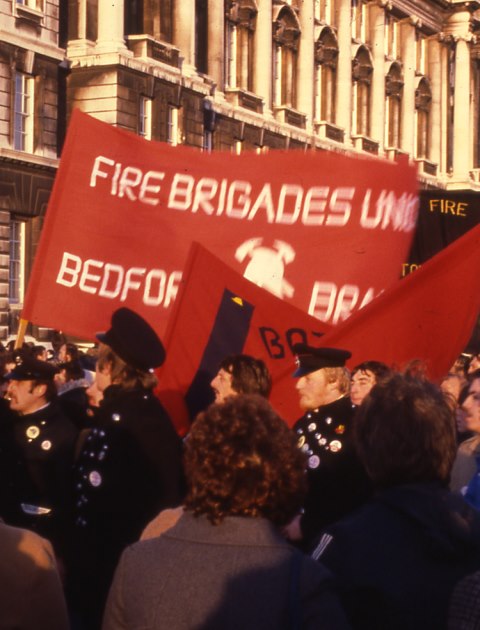FBU banner, 1981