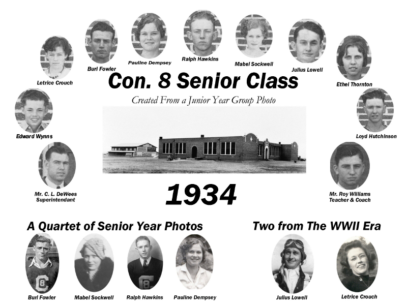 1934 collage white background