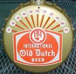 Old Dutch Beer Bottle Cap Thermometer