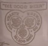 The Krantz Brewing Co Toledo OH 1898-1919