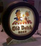 Old Dutch Beer Barrel Sign