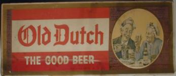 Old Dutch The Good Beer Sign