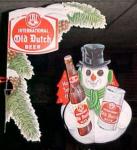Old Dutch Beer Snowman Mobile