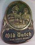 1975 OLD DUTCH Bronze BEER SIGN