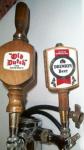 Old Dutch Beer & Drewerys Beer Tap Handles both brewed in South Bend, Ind.