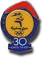 30 Days to Go Pin