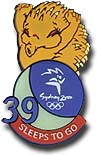 39 Sleeps to Go Pins