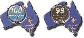 Revolving 100 Day/ 99 Night Countdown Pin