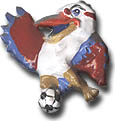 Olly Football Pin