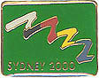 Sydney 2000 Green Sq. Bid Pin