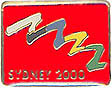 Sydney 2000 Red Sq. Bid Pin