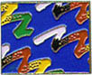 Pinstop Sydney 2000 Bid pin, Waves on blue Background