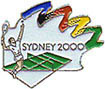 Pinstop Sydney 2000 Bid pin, Athletes-Tennis