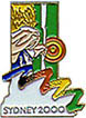 Pinstop Sydney 2000 Bid pin, Athletes-Archery