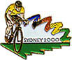 Pinstop Sydney 2000 Bid pin, Athletes-Cycling
