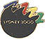 13mm Bid Pin, 5 color logo & black fill