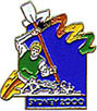 Pinstop Sydney 2000 Bid pin, Athletes-Canoe/Kayak