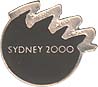 25mm Bid Pin, Silver color logo & black fill