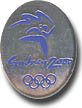 SOG-1001C - Blue Logo on Silver Oval Pin
