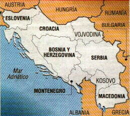 La repblica Federal de Yugoslavia en 1990 (36003 bytes)