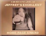 Jeffrey's Excellent Home Page Award