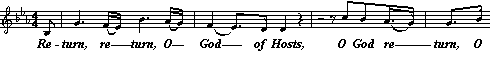Return, O God of Hosts!
