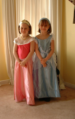 Emma and Maddie at Halloween!