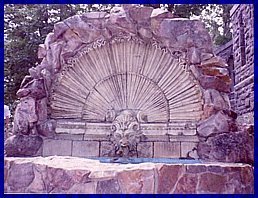 Fountain found in a crate on the river bottom