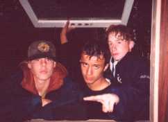 Eric, someone (Sorry, not sure who), and Frize looking in on House-Of-D