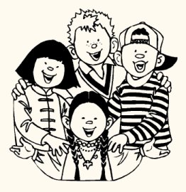 a bunch of happy kids