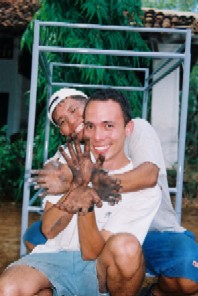 dirty hands from work